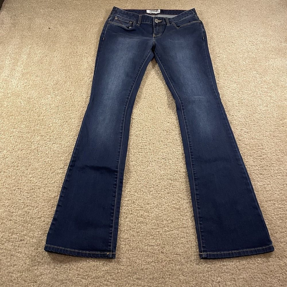 Mountain Khakis Women Classic Fit Bootcut Jeans Dark Wash Blue Size 2
